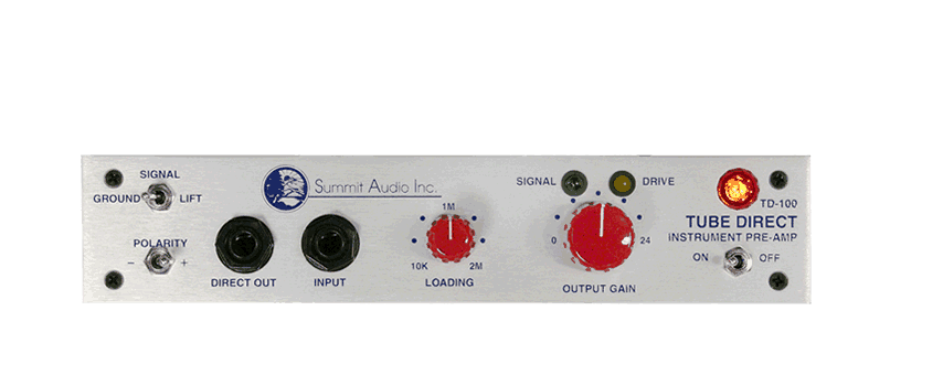 Summit Audio TD 100 Instrument PreAmp and Direct Box