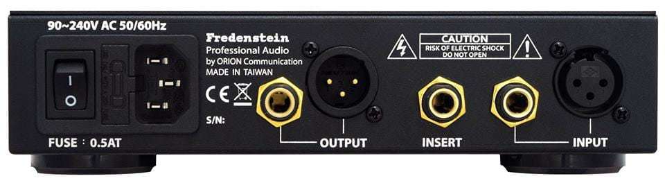 Fredenstein V.A.S. Microphone Preamp Rear Mode
