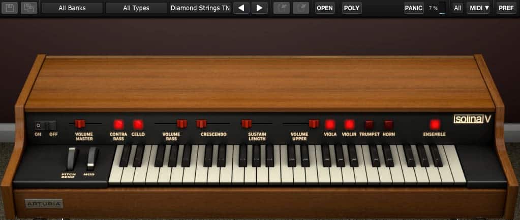 Arturia Solina V Virtual Synthesizer Mode