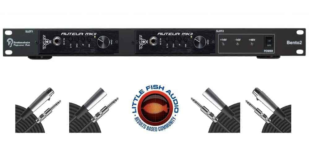 Fredenstein Bento 2 500 Series Chassis + BLA Auteur Pair & Cables!