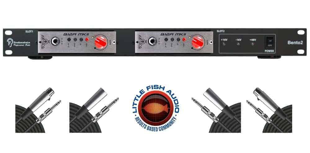 Fredenstein Bento 2 500 Series Chassis + BLA B12A MKII Pair & Cables!
